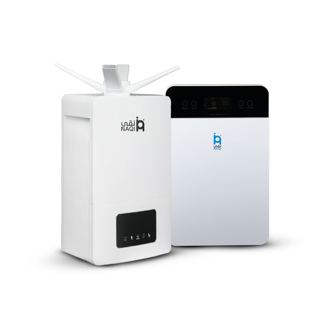 منقي هواء 4 مراحل  + مرطب هواء