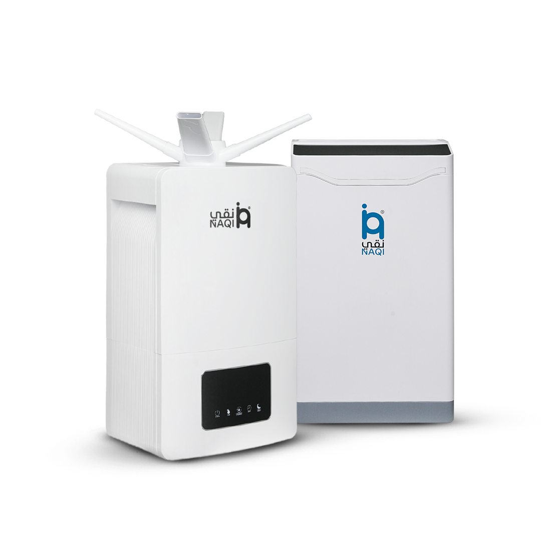 منقي الهواء 6 مراحل  + مرطب الهواء